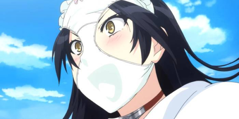 Blue Snow la ladrona de bragas en el anime Shimoneta